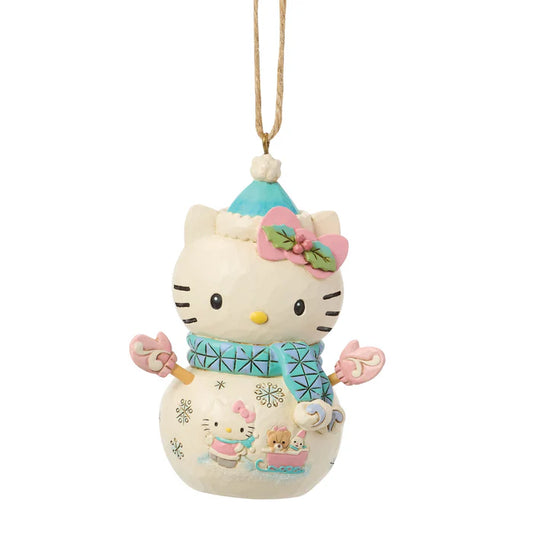 Hello Kitty Snowman Ornament