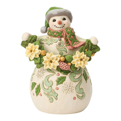 Frosted and Festive Figurine