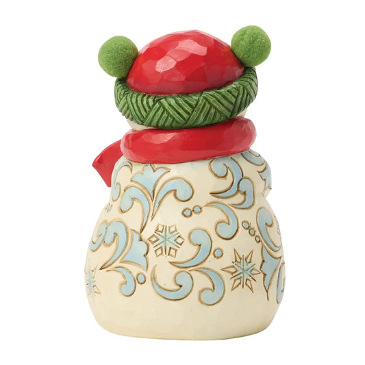 Snowman Pom Pom Figurine