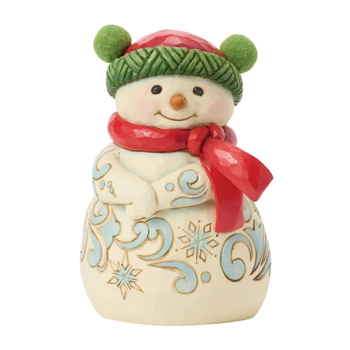 Snowman Pom Pom Figurine