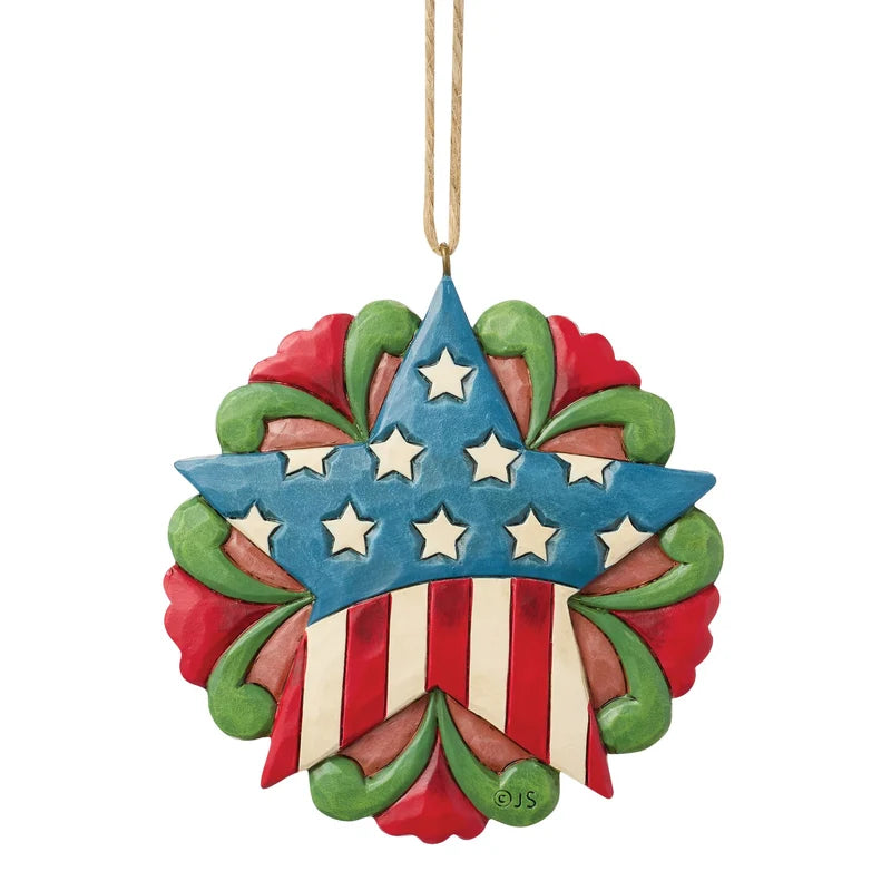 Patriotic Star Ornament