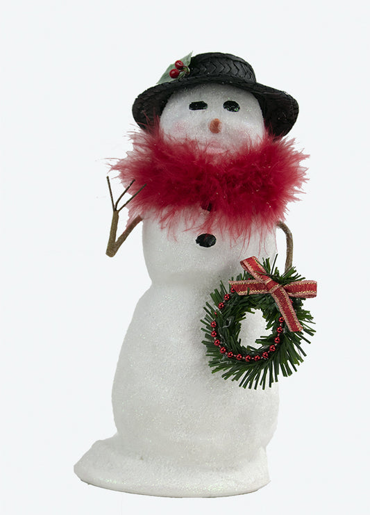 Snowman With Wreath