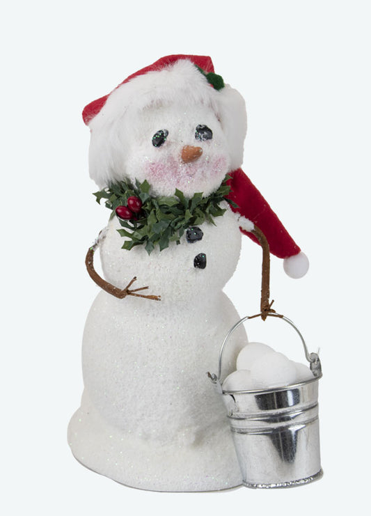Snowman With Bucket