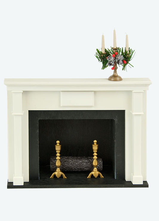 Fireplace And Candlestick