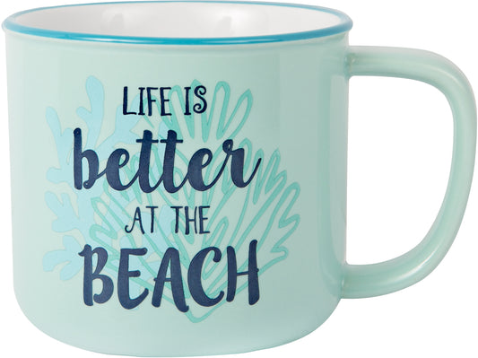 Life is Better at the Beach - 17 oz Mug