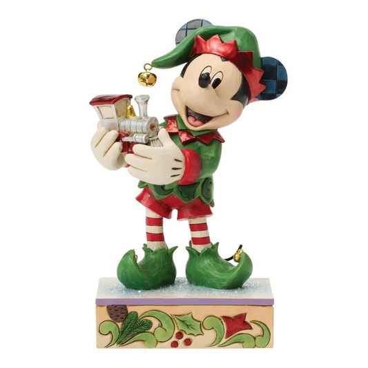 Elf on Track Figurine