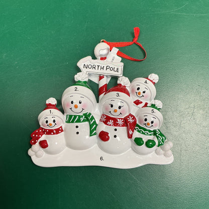 North Pole Family of 5