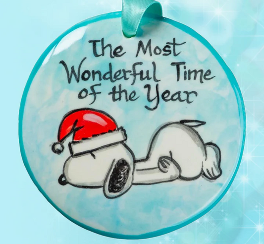 Snoopy Wonderful Time Ornament