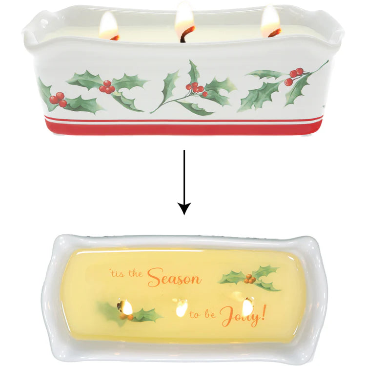 Holly Jolly Reveal Candle