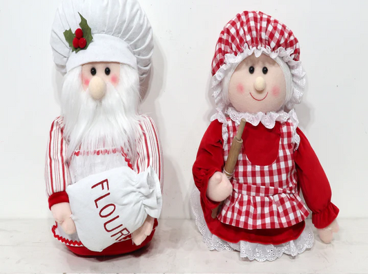 Baking Santa or Baking Mrs. Claus Sitter