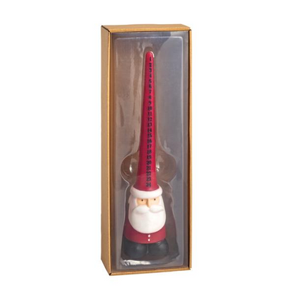 Santa Countdown Candle