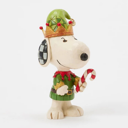 Snoopy Elf Mini Figurine
