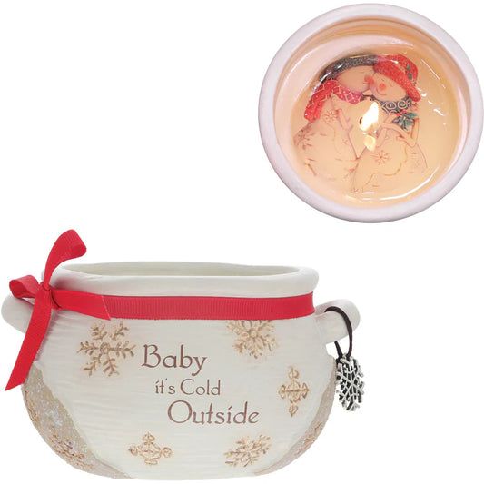 Cold Outside Reveal Candle