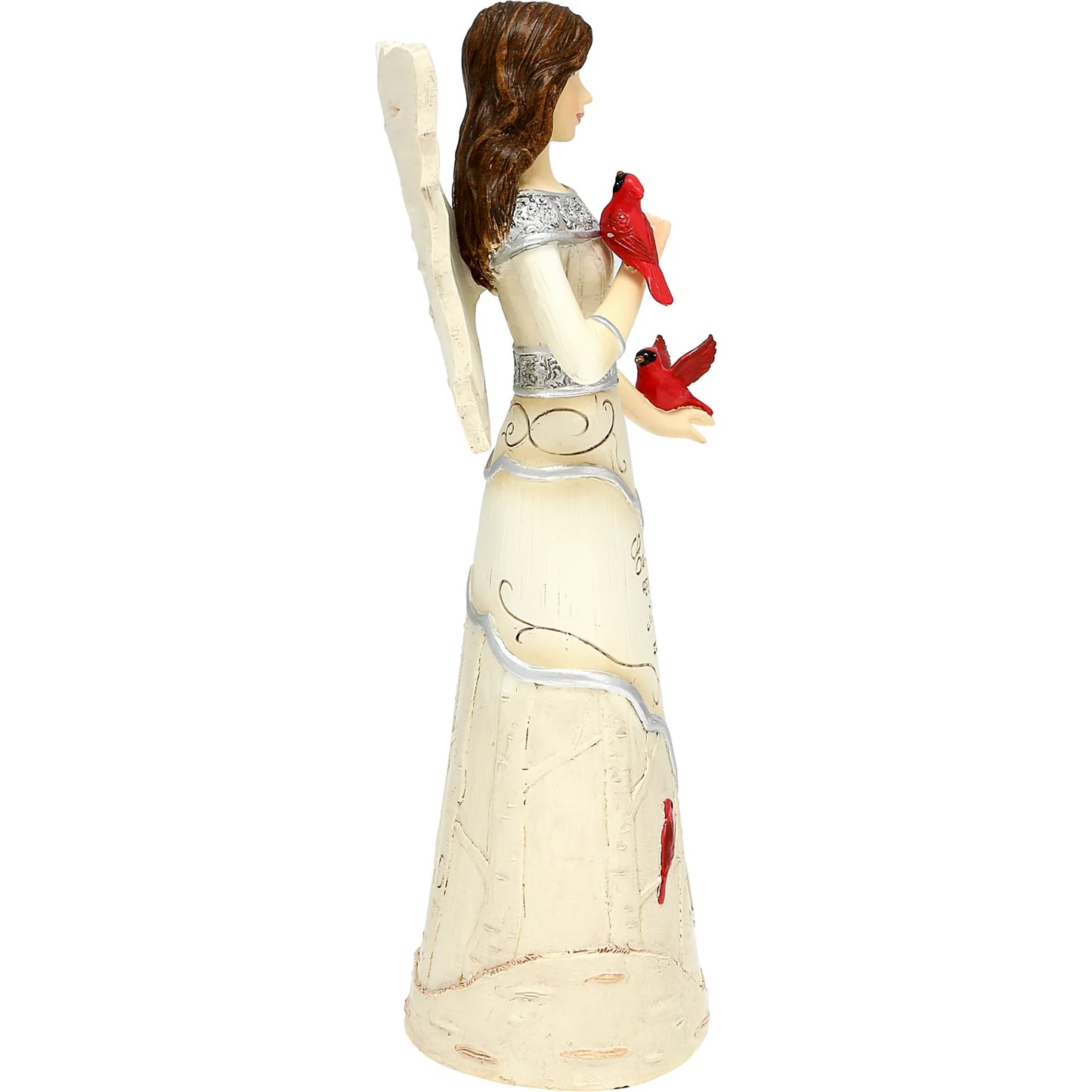 Cardinals Appear Angel Figurine