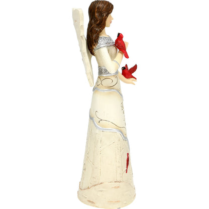 Cardinals Appear Angel Figurine