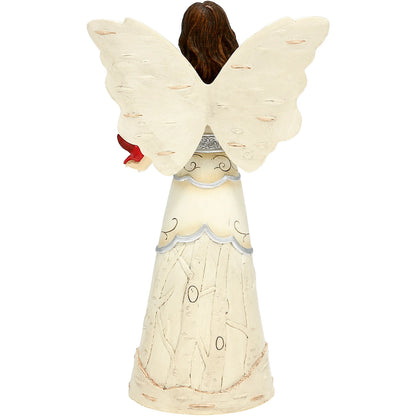 Cardinals Appear Angel Figurine