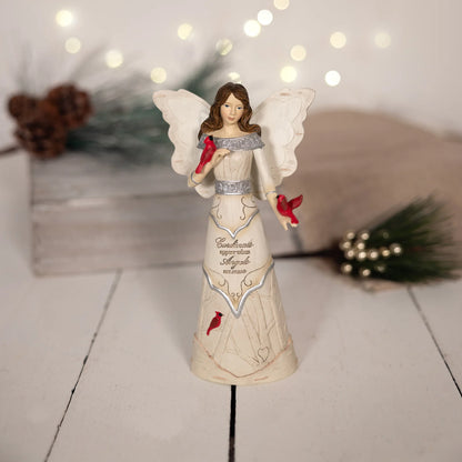 Cardinals Appear Angel Figurine