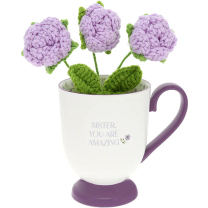 Sister Cup w/ Flowers