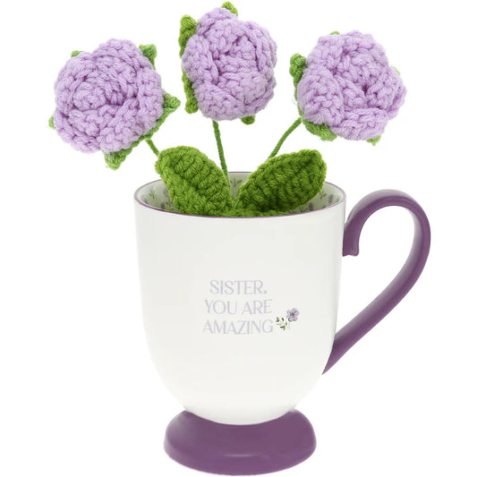 Sister Cup w/ Flowers