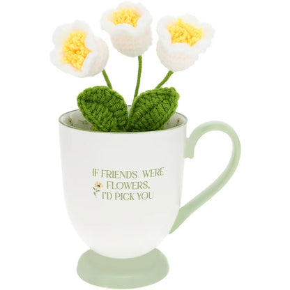 Friends Cup w/ Flowers