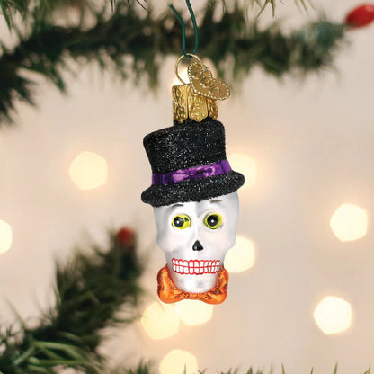 Gumdrops Mini Top Hat Skeleton Ornament