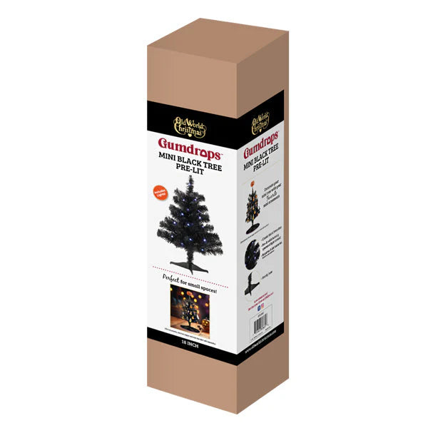 Gumdrops Mini Black Tree