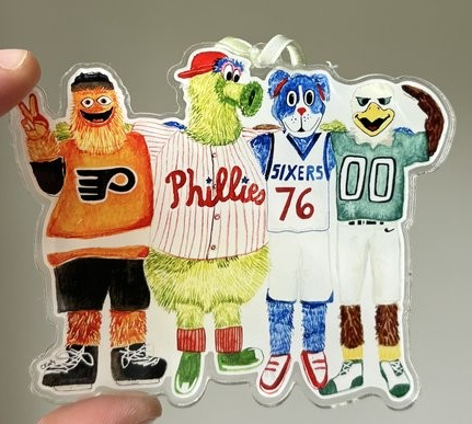 Philly Mascots Ornament
