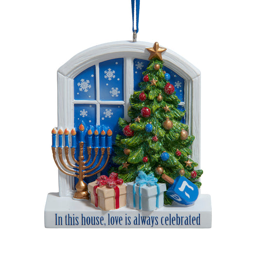 Hanukkah in Our House Ornament