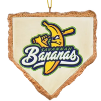 Home Plate Savannah Bananas Ornament