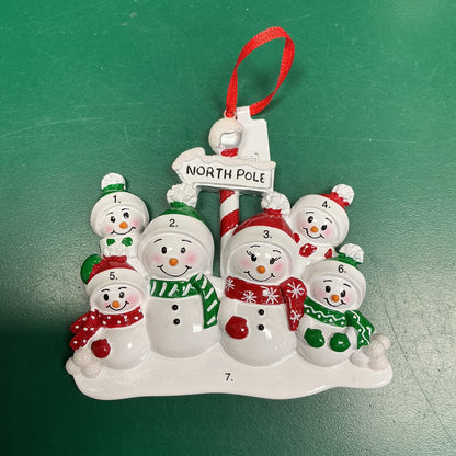 North Pole Family of 6