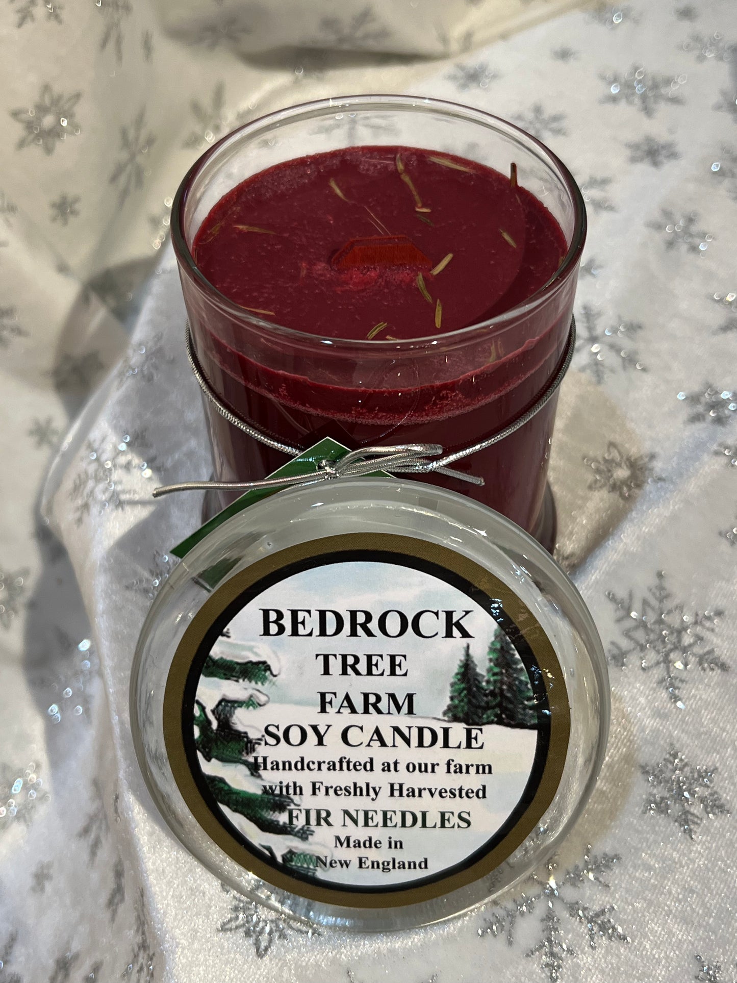 Burgundy Fir 12oz Jar Candle