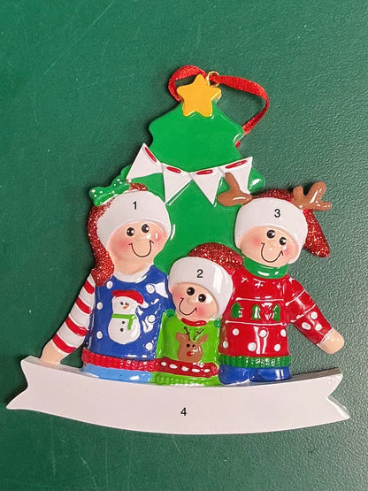 Proud Ugly Sweater Family of Three