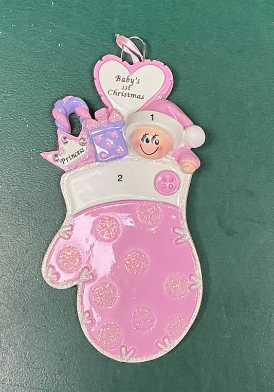 Baby Mitten - Pink