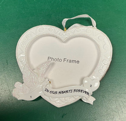 In Our Hearts Forever (frame ornament)