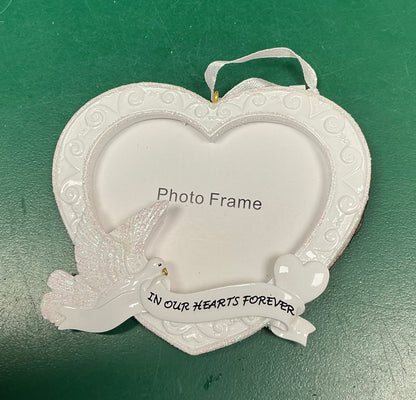 In Our Hearts Forever (frame ornament)