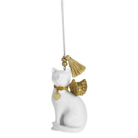 Cat Angel Ornament