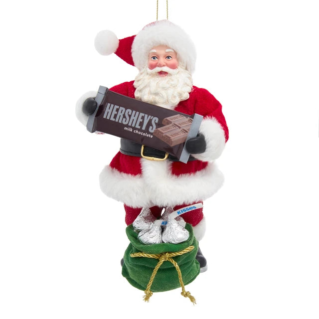 Hershey's Santa Ornament