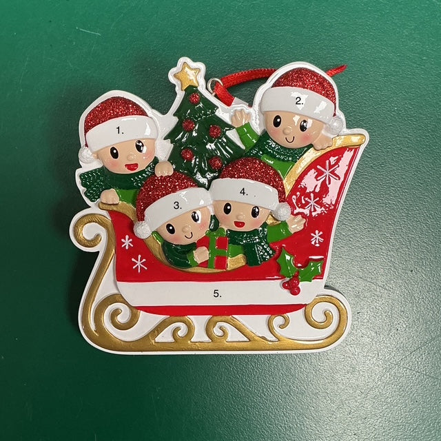 Family in Sleigh - 4