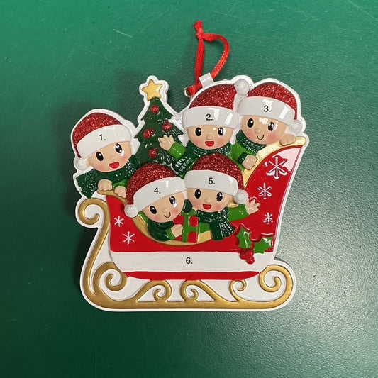 Family in Sleigh - 5