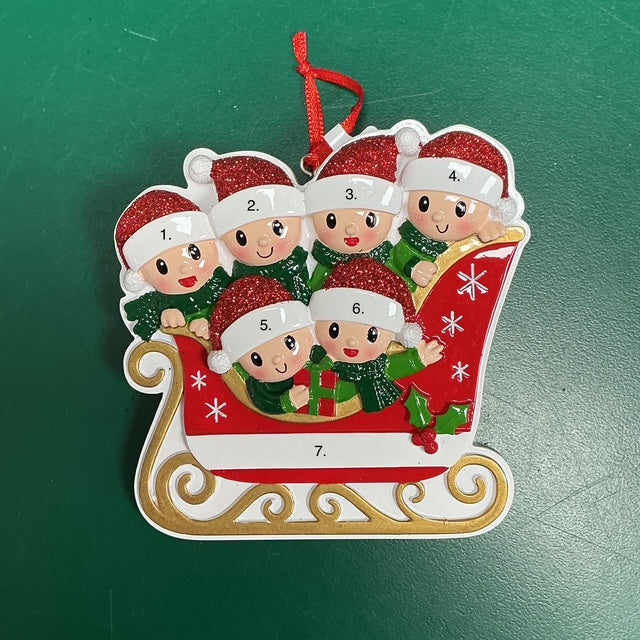 Family in Sleigh - 6