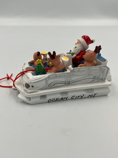 Pontoon Boat Ornament