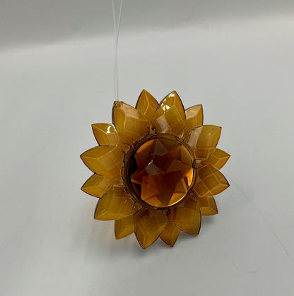 Sunrise Sunflower Acrylic Ornament