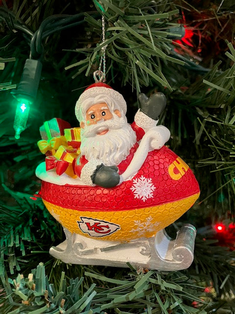 Chiefs Football Sleigh Ornament