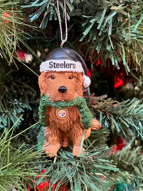 Steelers Dog Ornament