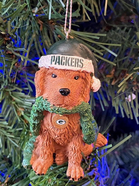 Packers Dog Ornament