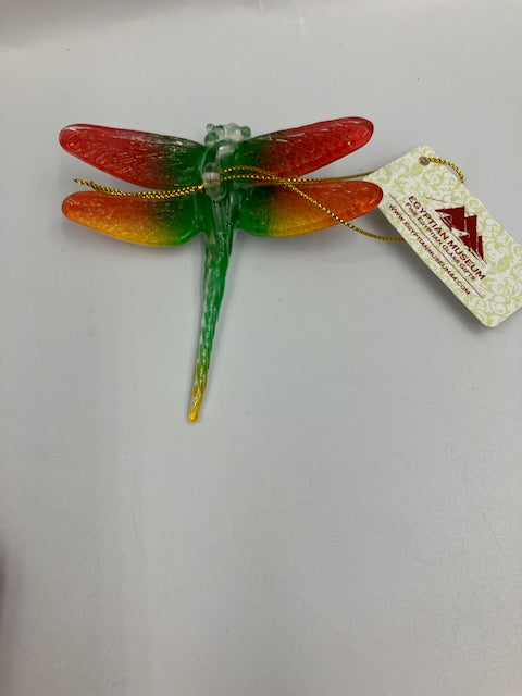 Dragonfly Egyptian Glass Ornament