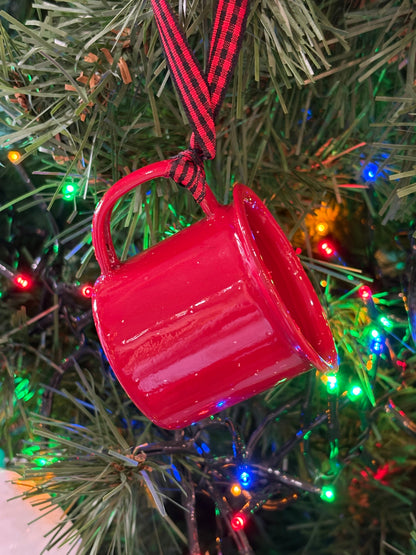 Beary Christmas Mini Mug Ornament