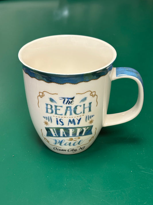 Beach is Happy Place Mug