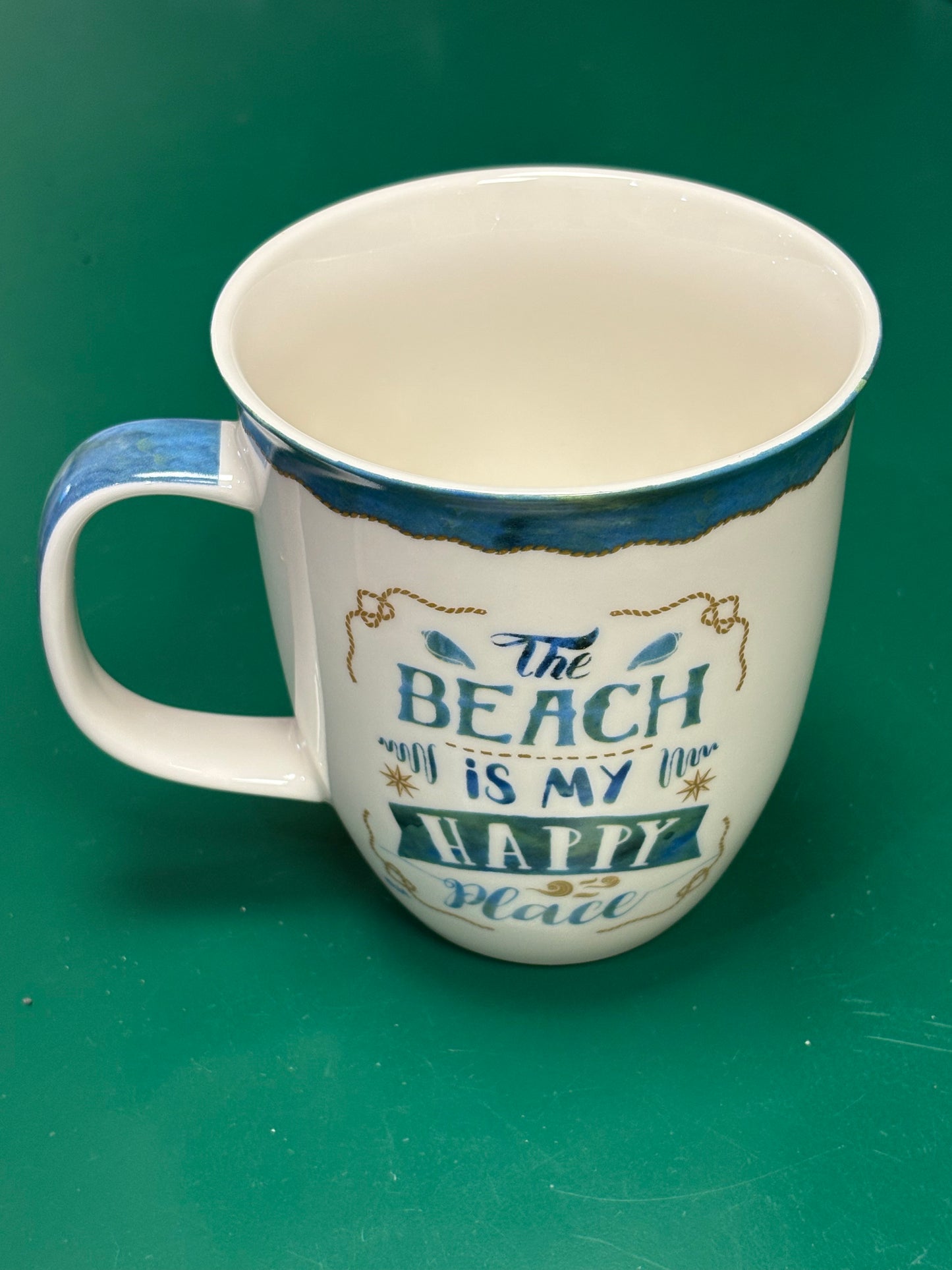 Beach is Happy Place Mug