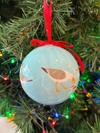 Seagulls Ball Ornament